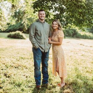 Mustard yellow midi floral dress